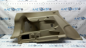 Left Nissan Rogue 17-20 fender flare, beige, for 2 rows, with trim and caps, scratches