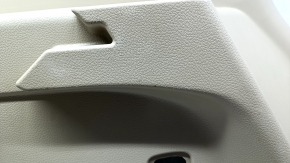 Left Nissan Rogue 17-20 fender flare, beige, for 2 rows, with trim and caps, scratches
