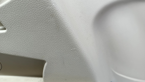 Left Nissan Rogue 17-20 fender flare, beige, for 2 rows, with trim and caps, scratches