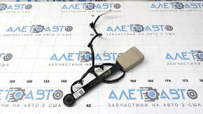 Nissan Rogue 14-18 driver's seat belt latch, beige, with wire