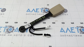 Nissan Rogue 14-18 passenger seat belt latch, beige, with wire