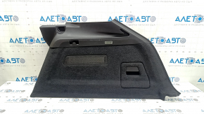 Right arch trim for a 19-23 Porsche Cayenne, black, without a CD player, scratches, broken mount