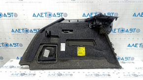Right arch trim for a 19-23 Porsche Cayenne, black, without a CD player, scratches, broken mount