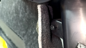 Right arch trim for a 19-23 Porsche Cayenne, black, without a CD player, scratches, broken mount