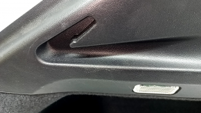 Left arch trim for Porsche Cayenne 19-23, black, without CD player, worn