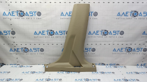 Nissan Rogue 14-20 lower right center pillar trim, beige, with plug, dry-cleanable