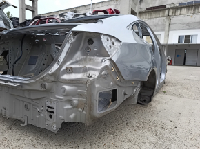 Honda Accord 18-22 rear right quarter panel on the body, silver, dent, bump
