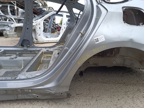 Left rear fender lip for a 18-22 Honda Accord, silver