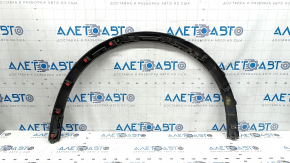 Rear right fender arch trim for Porsche Cayenne 19-26, silver, scratches, dented, trim peeling off, broken fasteners