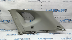 Right upper arch trim for Nissan Rogue 14-20, gray, 2 rows, scratches, dry-cleanable