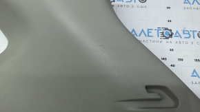Right upper arch trim for Nissan Rogue 14-20, gray, 2 rows, scratches, dry-cleanable