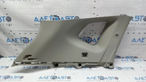 Left upper arch trim for Nissan Rogue 14-20, gray, 2 rows, scratches, dry-cleanable