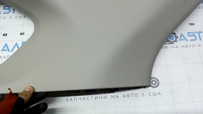 Left upper arch trim for Nissan Rogue 14-20, gray, 2 rows, scratches, dry-cleanable