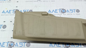 Nissan Rogue 14-20 trunk opening trim, beige, scratches, dry-cleanable