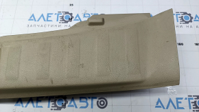Nissan Rogue 14-20 trunk opening trim, beige, scratches, dry-cleanable