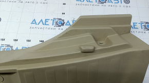 Nissan Rogue 14-20 trunk opening trim, beige, scratches, dry-cleanable