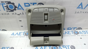 Nissan Rogue 16-20 front light, gray, panoramic, with SOS button, bumper, worn buttons