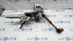 Nissan Rogue 14-20 electric power steering column with universal joint, without ignition switch, rusty universal joint