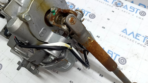 Nissan Rogue 14-20 electric power steering column with universal joint, without ignition switch, rusty universal joint
