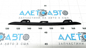 Upper molding for the left front bumper grille for Porsche Cayenne 19-23, gloss black, Base