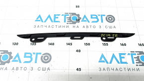 Upper molding for the right front bumper grille for Porsche Cayenne 19-23, gloss black, Base