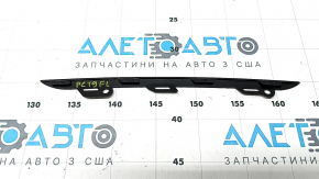 Left front bumper grille lower molding for Porsche Cayenne 19-23, gloss black, Base