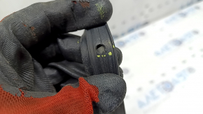 The rear right side door seal for Land Rover Range Rover Velar 18-23 has torn fasteners.