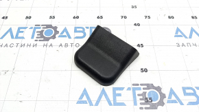 Seat runner trim, 2nd row, left rear, right, Nissan Rogue 17-20, black