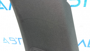 The rear pillar trim in front of the upper right window of the Porsche Cayenne 19-26 is black, worn, the fasteners are broken