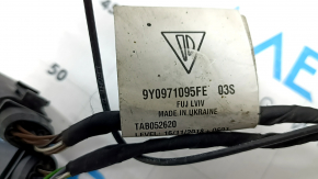 Wiring for the front bumper of a Porsche Cayenne 19-23 for parking sensors, daytime running lights, and a camera
