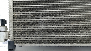Nissan Rogue 14-20 air conditioner condenser radiator with dented honeycomb