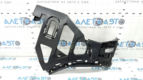 Rear bumper mount, lower left, Porsche Cayenne 19-23, crack in mount