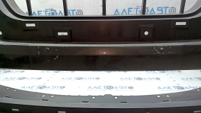Bare front bumper Nissan Rogue 17-20 green, scratches, non-factory holes