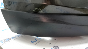 Bare front bumper Nissan Rogue 17-20 green, scratches, non-factory holes