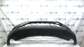 Bare front bumper Nissan Rogue 17-20 green, scratches, non-factory holes