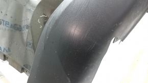 Bare front bumper Nissan Rogue 17-20 green, scratches, non-factory holes