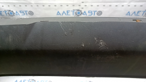 Bare front bumper Nissan Rogue 17-20 green, scratches, non-factory holes