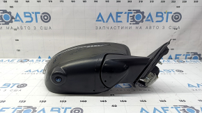 Right side mirror assembly for Nissan Rogue 17-20, 15 pins, heated, turn signal, camera, green