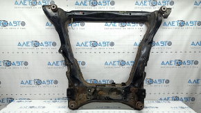 The front subframe of a Nissan Rogue 14-20 is rusty, 3 struts are torn, 1 strut has microcracks, and a broken stud.