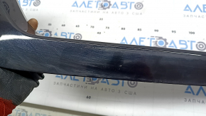 Upper front bumper molding for Nissan Rogue 17-20, gloss black, chips, worn