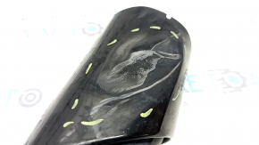Right exhaust pipe tip Porsche Cayenne 19-23 3.0T black, without pipe, dented