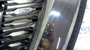 Nissan Rogue 17-18 radiator grille for camera, radar, square emblem, no emblem, chips, scratches