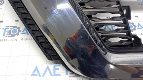 Nissan Rogue 17-18 radiator grille for camera, radar, square emblem, no emblem, chips, scratches