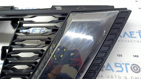 Nissan Rogue 17-18 radiator grille for camera, radar, square emblem, no emblem, chips, scratches