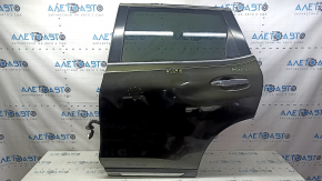 Rear left door assembly for Nissan Rogue 14-20, green EAN, lower chrome trim, scratches