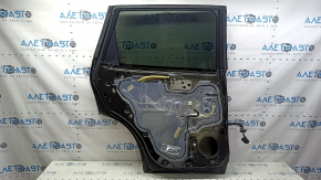 Rear left door assembly for Nissan Rogue 14-20, green EAN, lower chrome trim, scratches