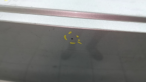 Rear bumper, bare, Porsche Cayenne 19-23, without Park Assist, silver, dented, cracked, scratched