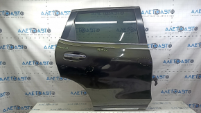 Nissan Rogue 14-20 right rear door assembly, green EAN, lower chrome trim, scratches