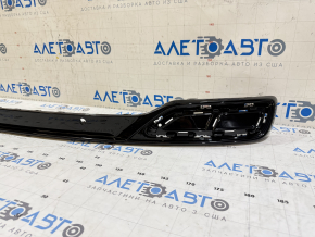 Rear bumper lip trim VW Tiguan 18- R-Line, glossy black
