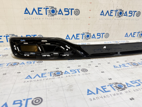 Rear bumper lip trim VW Tiguan 18- R-Line, glossy black